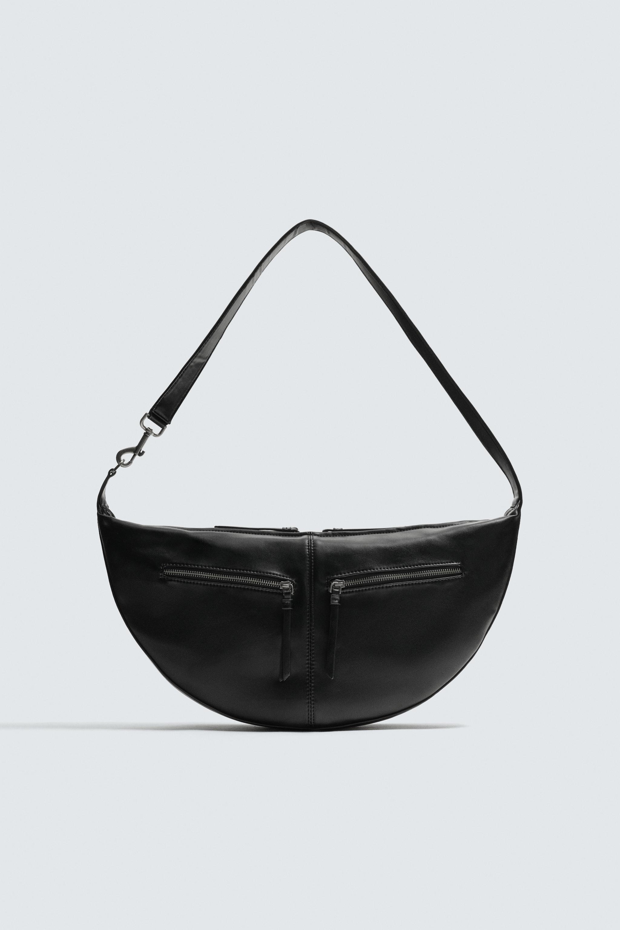 TOPSTITCHED SHOULDER BAG